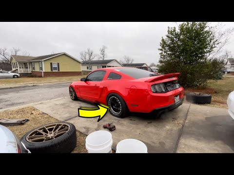 Installed! Forgestar D5 Beadlocks on my 2011 mustang gt !!