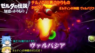 【ゼルダの伝説 知恵のかりもの】 チルノの知恵のかりもの part21 オルディンの神殿のボス ヴァルバジア【ゆっくり実況】