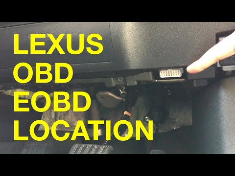Lexus NX OBD / EOBD Diagnostics Port Location In Car