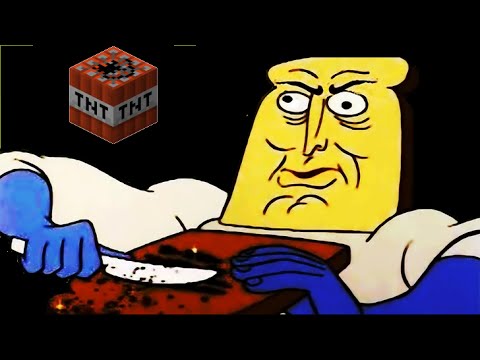 Minecraft tnt cannons EP:1 Scatter bomb, also works as a drill!