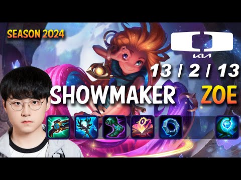 DK Showmaker ZOE vs AZIR Mid - Patch 14.2 KR Ranked | lolrec