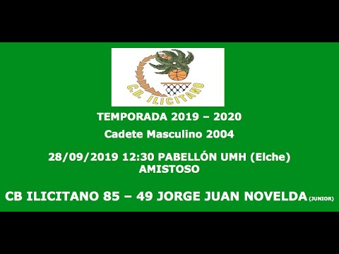 2019-09-28 CB ILICITANO  85-49 JORGE JUAN NOVELDA JUNIOR