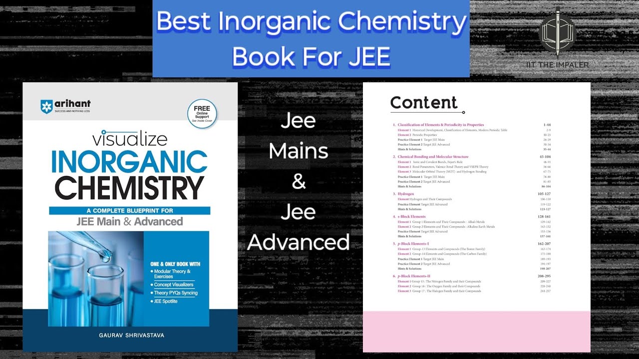 Arihant Visualise Inorganic chemistry book review for jee mains and Advanced | #jee #chemistry