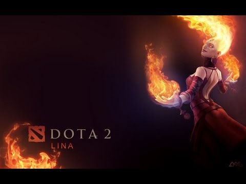 Dota 2 - Lina -How To:  Press "R"