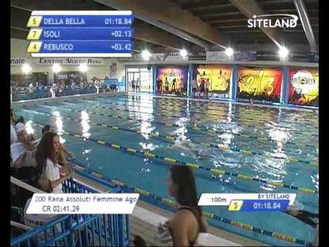 Serie 2 dei 200 Rana  Assoluti Femmine Agonisti - Meeting di Halloween 2013 9 Trofeo citta' di Rosa