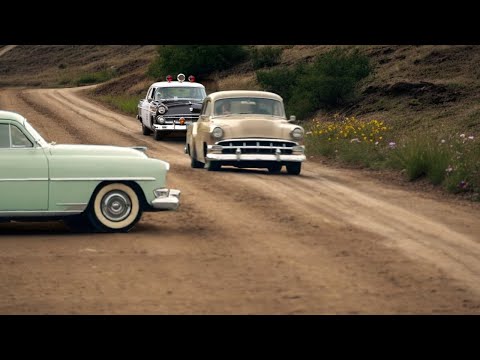 Best 50s police chase - [Cops vs 50s Chevy']