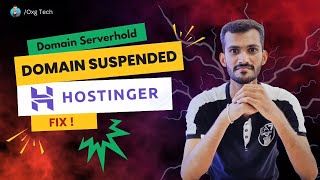 How to fix Domain Suspended Hostinger Issue | Domain Serverhold