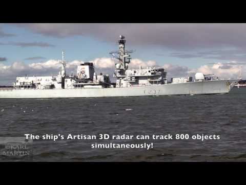 upgraded HMS Westminster leaving Dublin