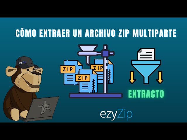 Cómo extraer archivos ZIP multipartes (Z01, Z02, etc.)