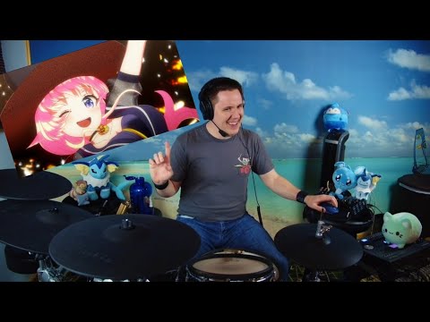 The8BitDrummer covers What an amazing swing by Tsunomaki Watame on drums...