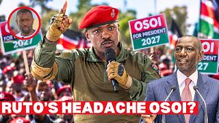 Kiboko cha Ruto !! Tension in statehouse as former KDF Osoi launches his presidential bid for 2027