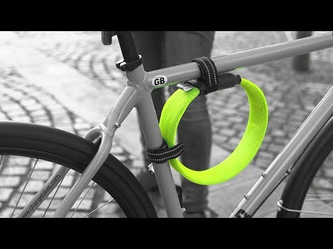 Litelok Gold ist beim Radfahren einfach zu transportieren