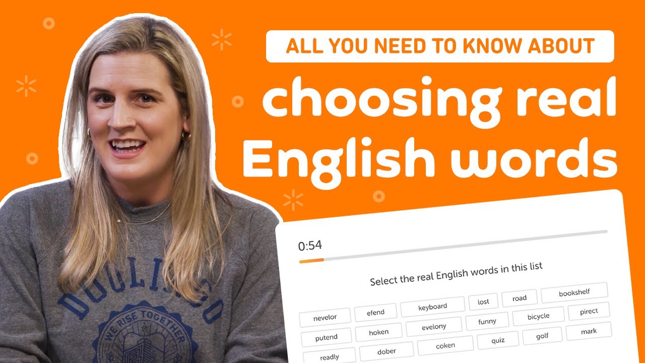 All about the Read & Select and Listen & Select questions (choose the real English words)