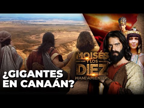 Caleb y Josué descubren gigantes en la Tierra Prometida