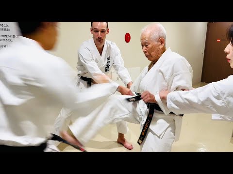 82-Year-Old Karateka and Headquarters Instructors / Behind the Scenes of the Demonstration! (SKIF)