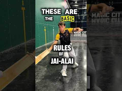 Back to BASICS👀 These are the first things you NEED to know about Jai-Alai💪
