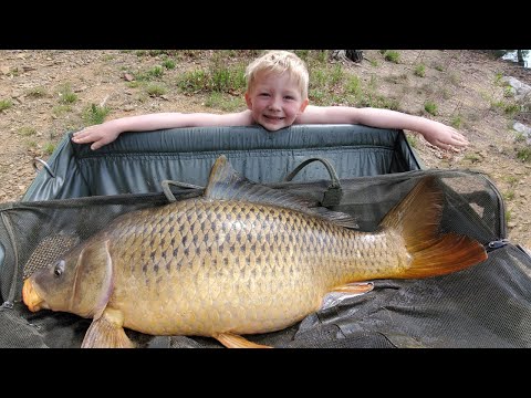 3 Day Back Country Camping & Fishing - 6 Yr Old Catches MONSTER CARP!
