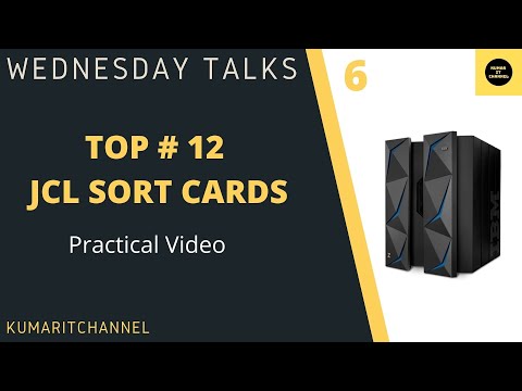 JCL - SORT CARDS - Practical Video - Mainframe Wednesday Talks # 6