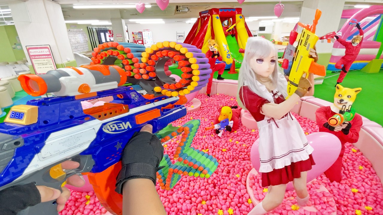 Nerf War | Amusement Park Battle Collection 21 (Nerf First Person Shooter)