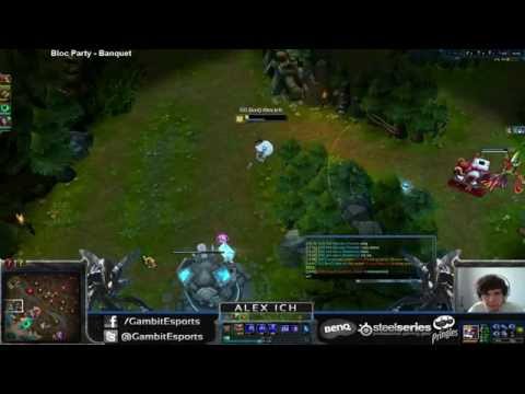Alex Ich getting ganked by Edward