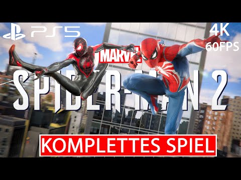 SPIDER MAN 2 PS5 Gameplay Walkthrough FULL GAME Deutsch [4K 60FPS ULTRA HD] Kein Kommentar Part 1