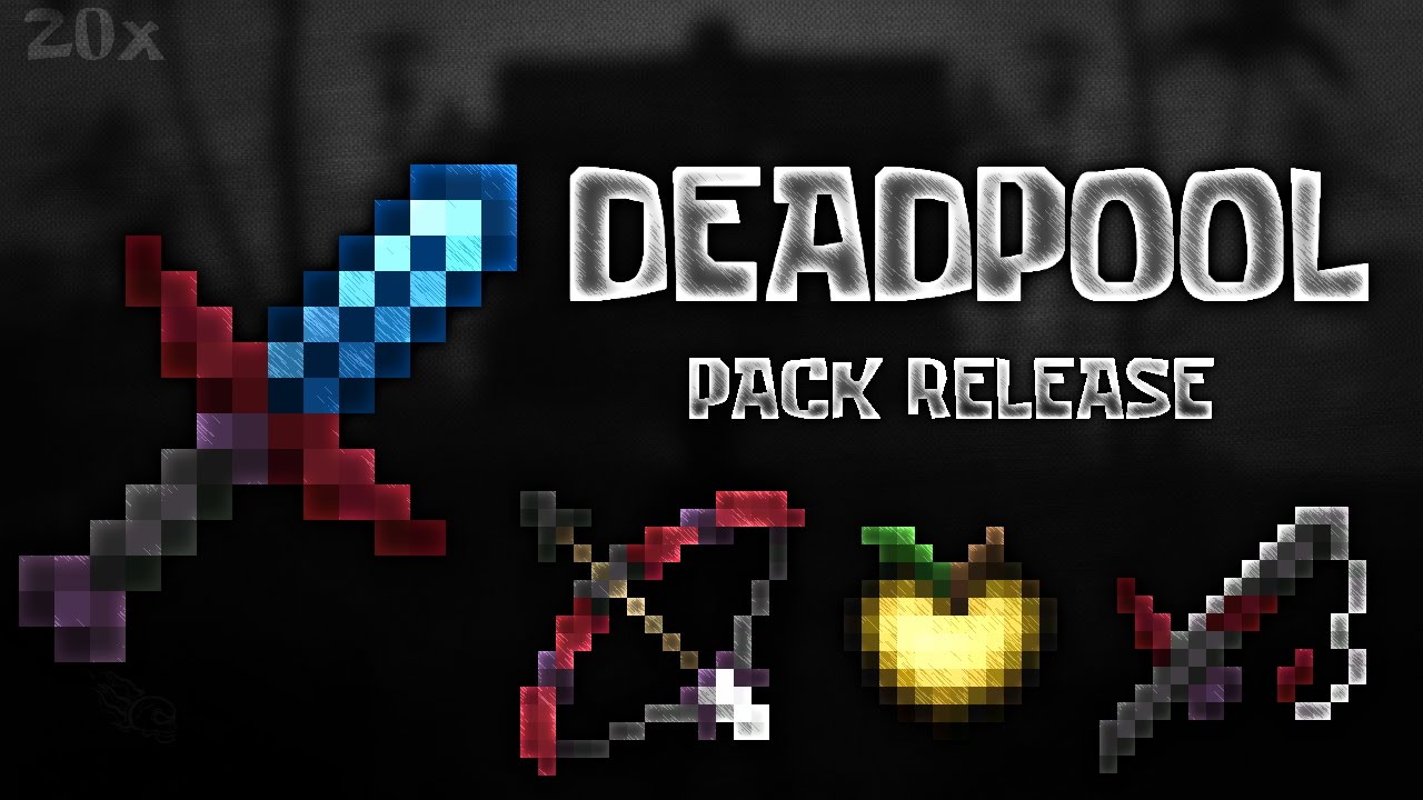Deadpool Pack  16x -20x  LikoRP24 PvP Resourcepack 