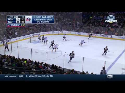 2014 12 22 Nashville Predators vs. Columbus Blue Jackets
