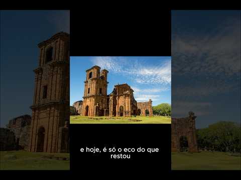 IGREJA EM RÚINAS SÃO MIGUEL DAS MISSÕES #fé #igreja #curiosidades #igrejaspelobrasil #fe #santuário