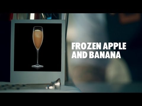 FROZEN APPLE AND BANANA DRINK RECIPE - HOW TO MIX
