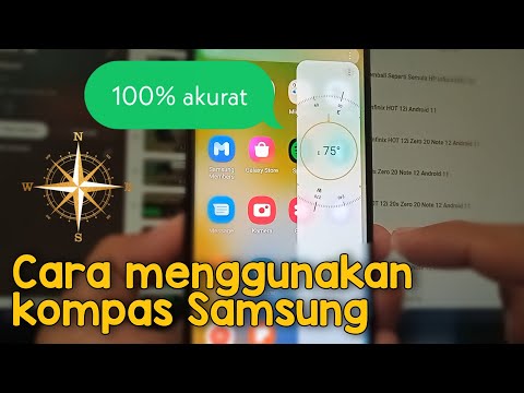 How to Use the Compass on the Samsung Galaxy M32 M21 A04e M12 M42 M22 One UI 3.1
