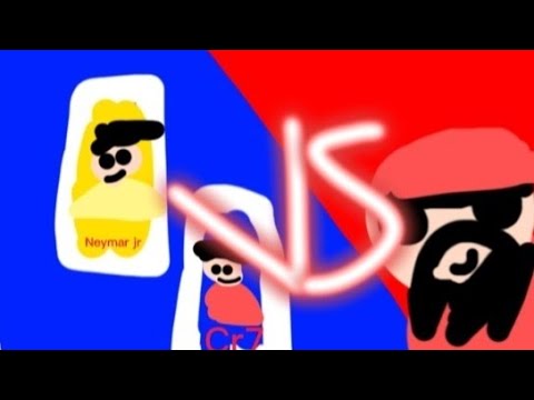 mussoumano vs figurinha Cristiano Ronaldo e Neymar