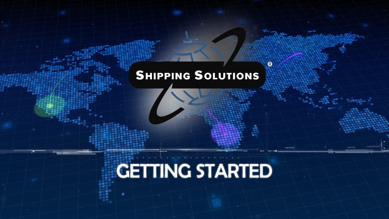 Getting Started with Shipping Solutions Software