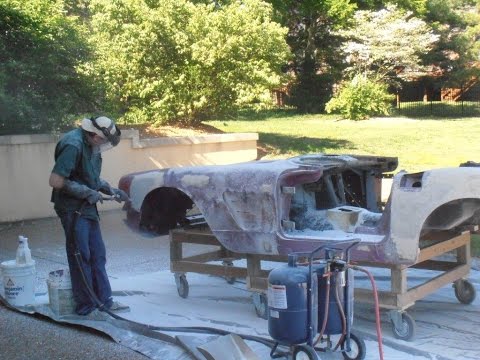 1960 Corvette Soda Blasting and Paint Stripping