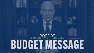 UK  Budget Proposal Puts Our People First: President Eli Capilouto