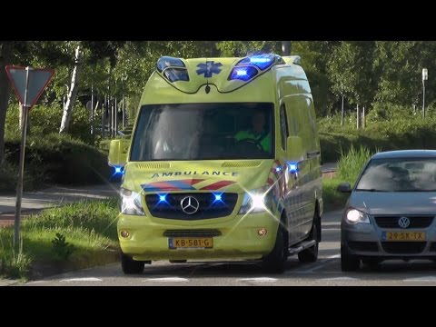 [Primeur] Spoedoverplaatsing, Voorraad/Test Otaris Ambulance 02-107 UMCG Ambulancezorg naar het UMCG
