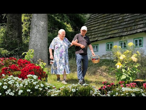 85-Year-Old Grandma & Son Living a Simple Life in the Mountains 🏔️❤️
