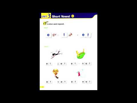 page  24  smart  phonics 2  unit3  short  vowel  e #SmartPhonics2