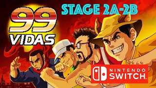 99 Vidas Walkthrough Gameplay Stage 2a & 2b Nintendo Switch HD Story Mode Unlock New Characters