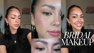 bridal makeup tutorial || timeless, long-lasting, clean bridal makeup tutorial for beginners ♡