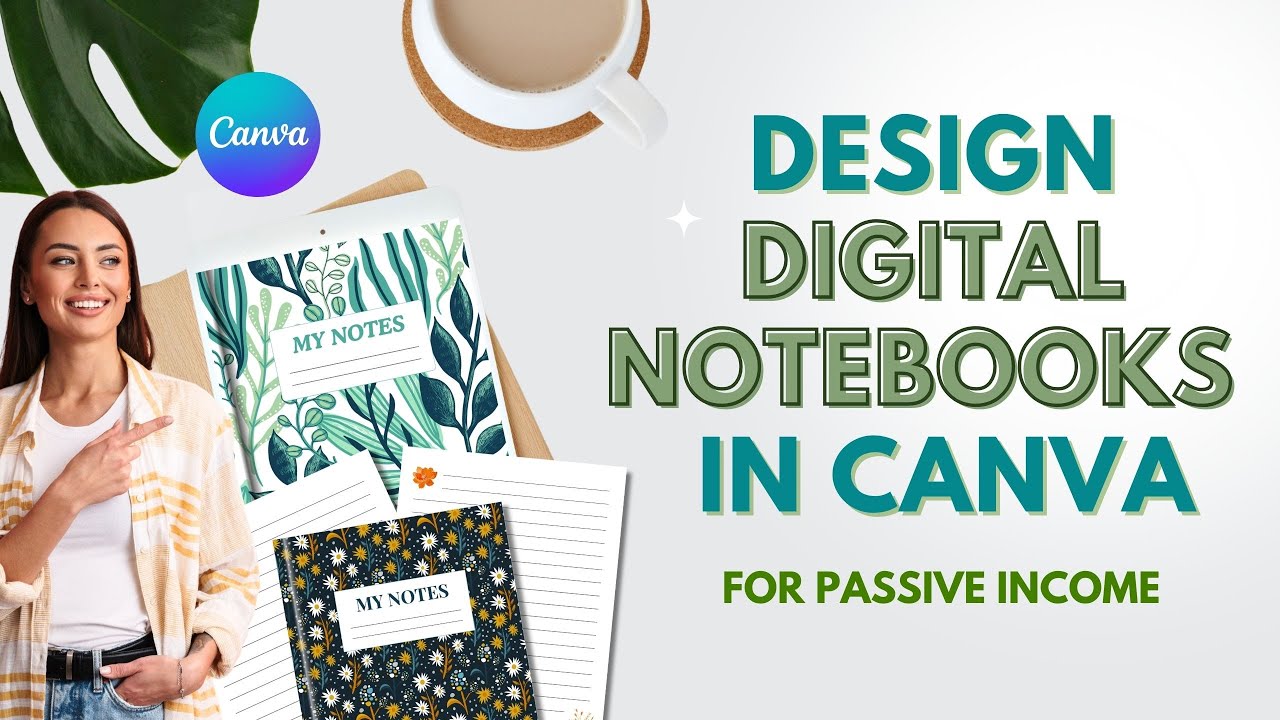 Make Money Selling Digital Notebooks! Easy Canva Tutorial