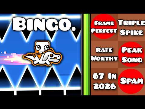 Geometry Dash Recent Tab But IT'S BINGO...