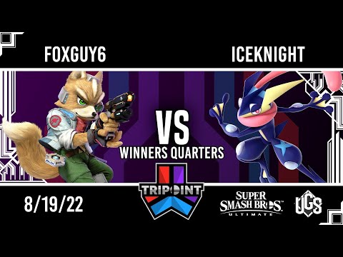 Tripoint Smash 156  -  Winners Quarters  -  Foxguy6(Fox) Vs. IceKnight(Greninja)