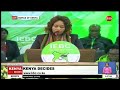 Happening now at Bomas of Kenya as IEBC gives the latest updates