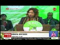 Happening now at Bomas of Kenya as IEBC gives the latest updates