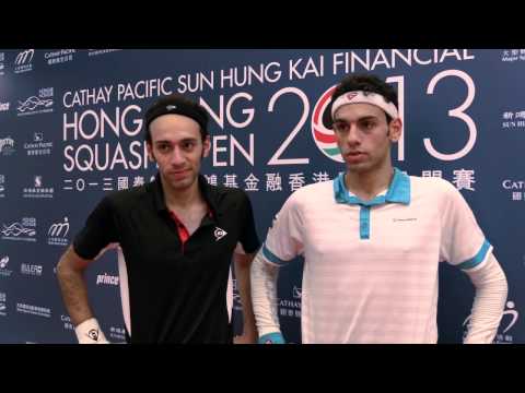SQUASH : Elshorbagys Post-Game Interview, Hong Kong