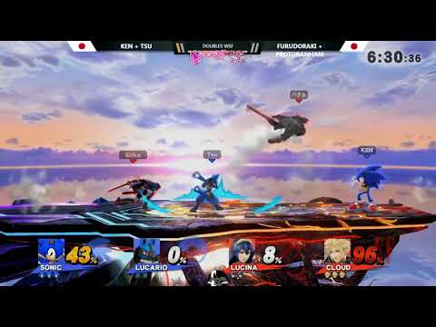 ウメブラFINAL Doubles WSF : KEN + Tsu vs FurudoLaki + ProtoBanham / UMEBURAFINAL for wiiU - スマブラWiiU 大会