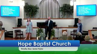 March 21, 2022, Sunday Morning Service | Hope Baptist Church - Columbia, SC| Sunday