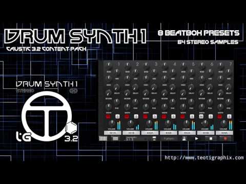 Caustic 3.2 DrumSynth Pack 1 Video