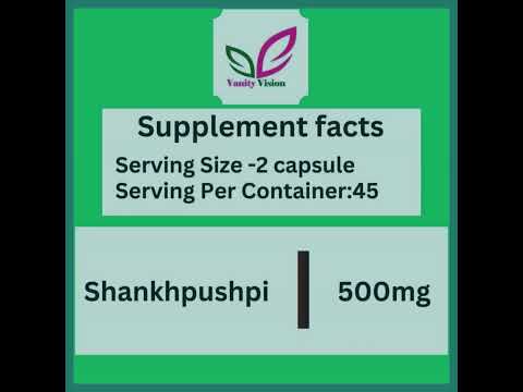 Shankhpushpi herbal capsules