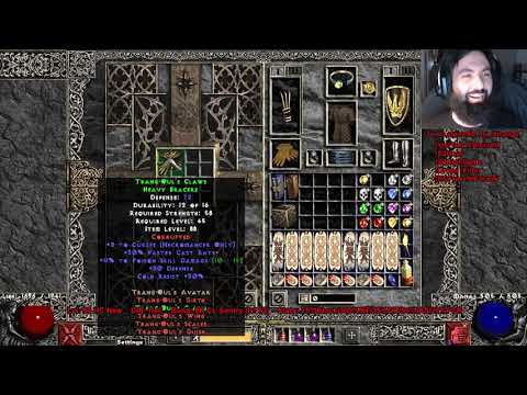 30fcr Trang Gloves!?! Crazy Slam! Hardcore Project Diablo 2 PD2 Season 2